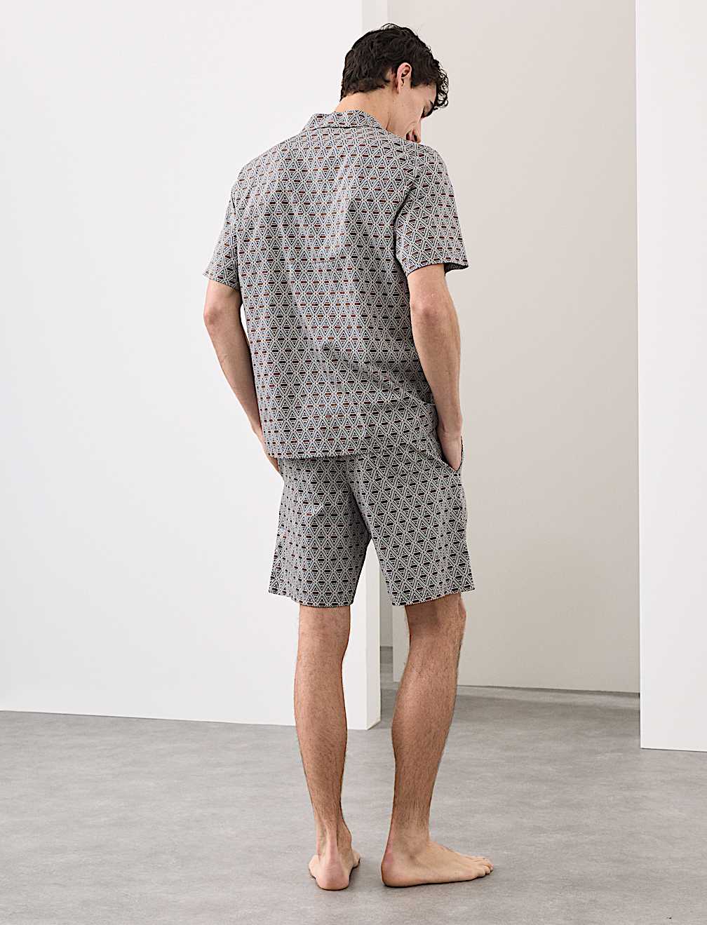 Cotton Rich Printed Pyjama Top