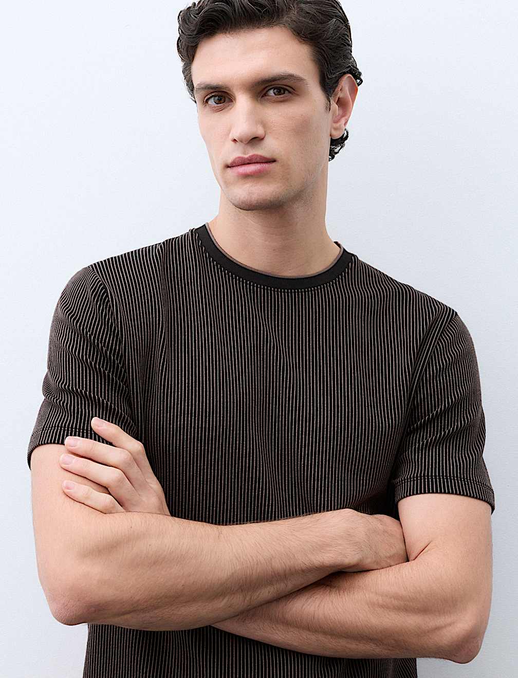 Supima&trade; Cotton Rich Ribbed T-Shirt