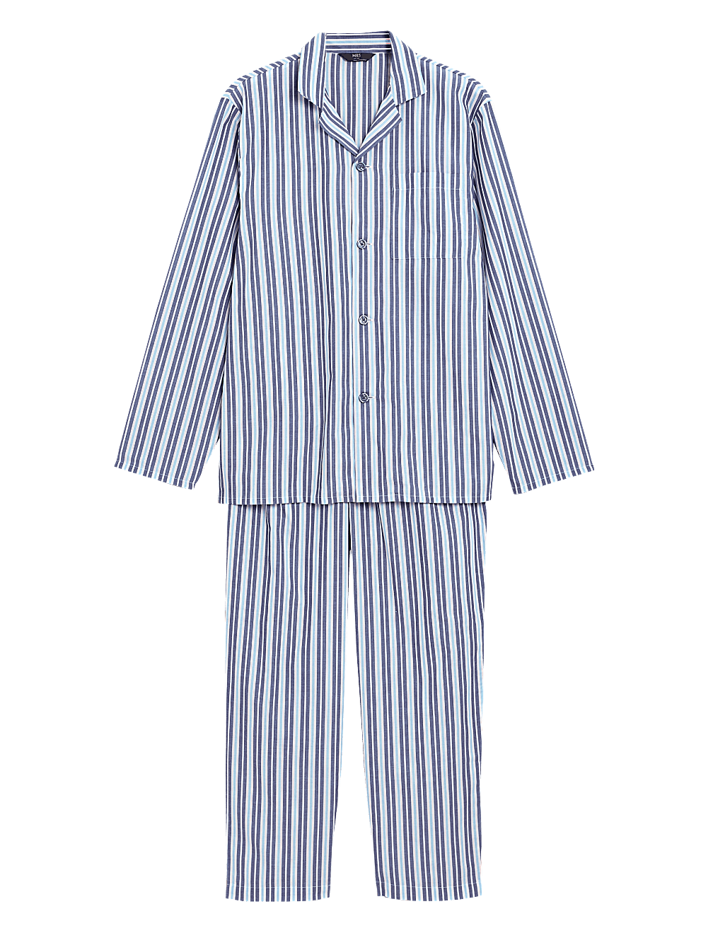 Cotton Striped Pyjama Set