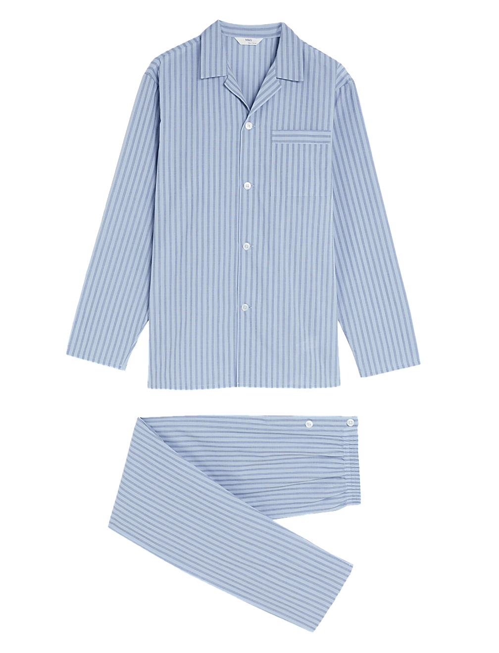 Cotton Blend Bengal Stripe Pyjama Set