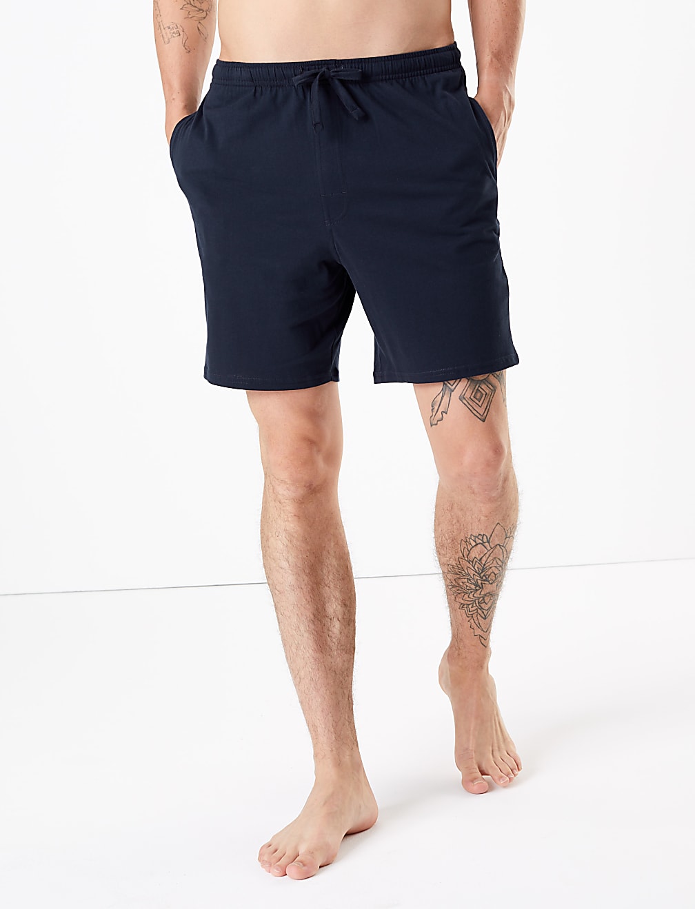 Pure Cotton Striped Pyjama Shorts Set