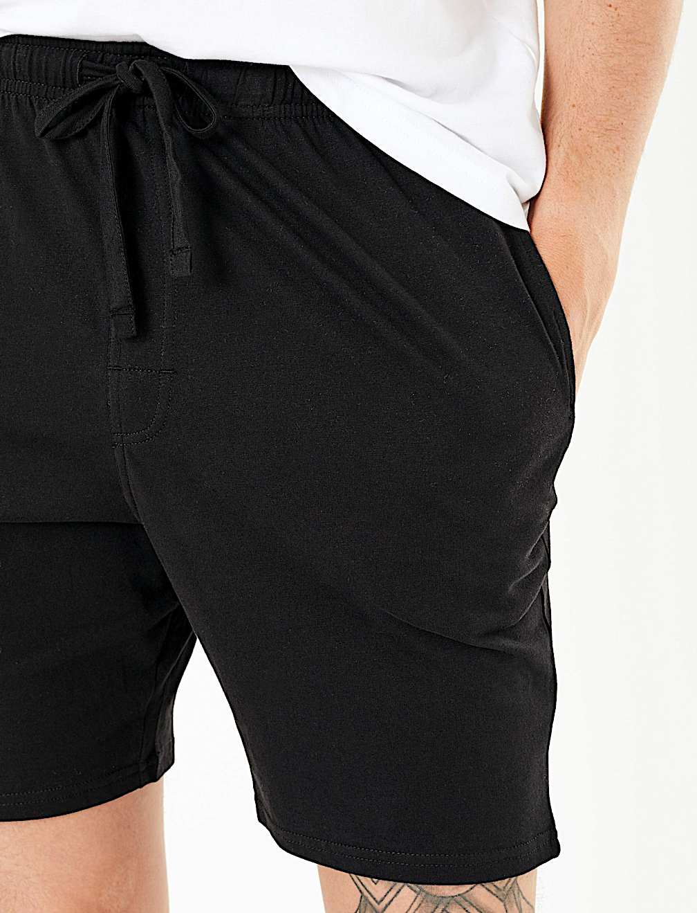 2 Pack Pure Cotton Jersey Pyjama Shorts