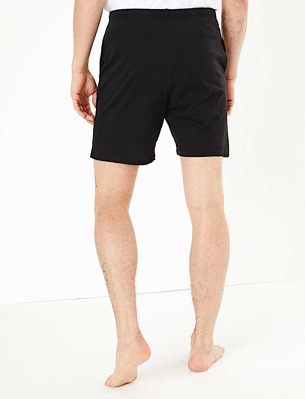 2 Pack Pure Cotton Jersey Pyjama Shorts