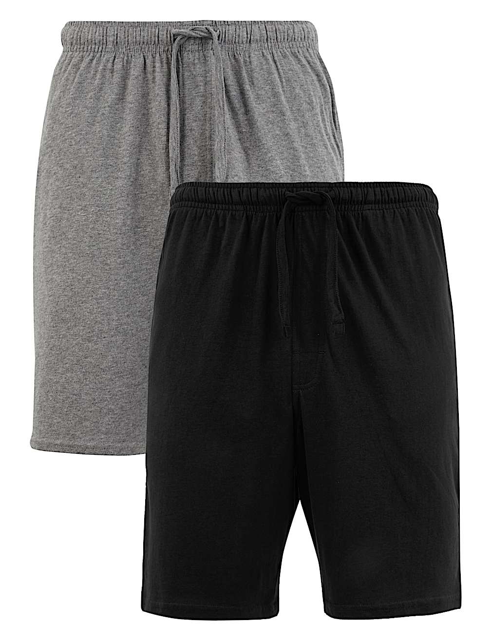 2 Pack Pure Cotton Jersey Pyjama Shorts