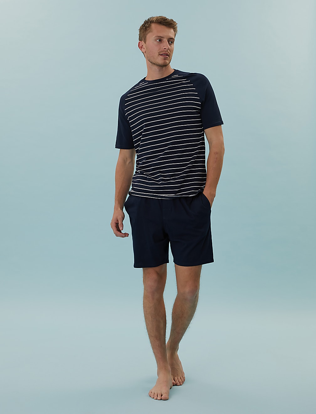 Pure Cotton Striped Pyjama Set