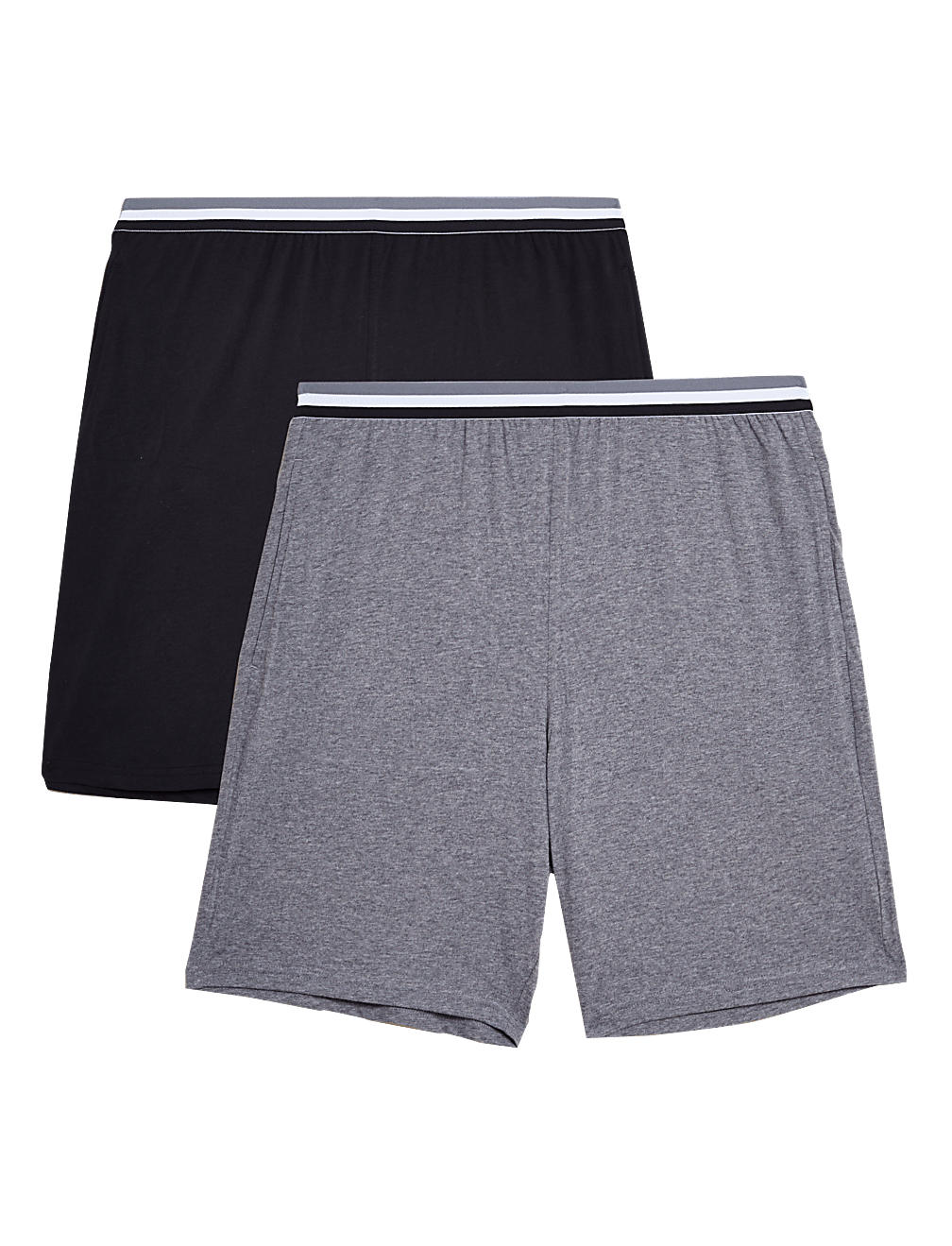 2 Pack Pure Cotton Pyjama Shorts