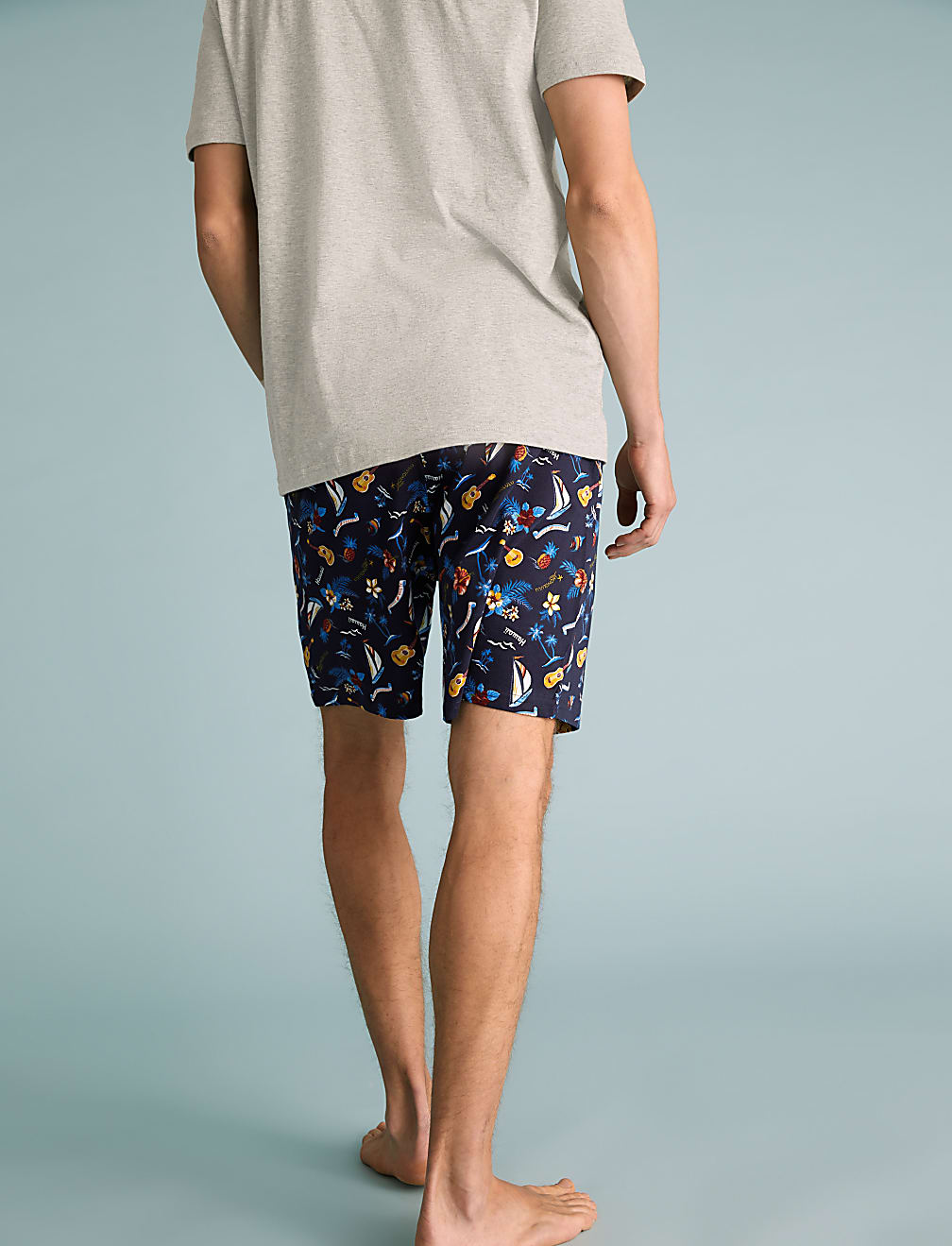 Pure Cotton Hawaiian Print Pyjama Set