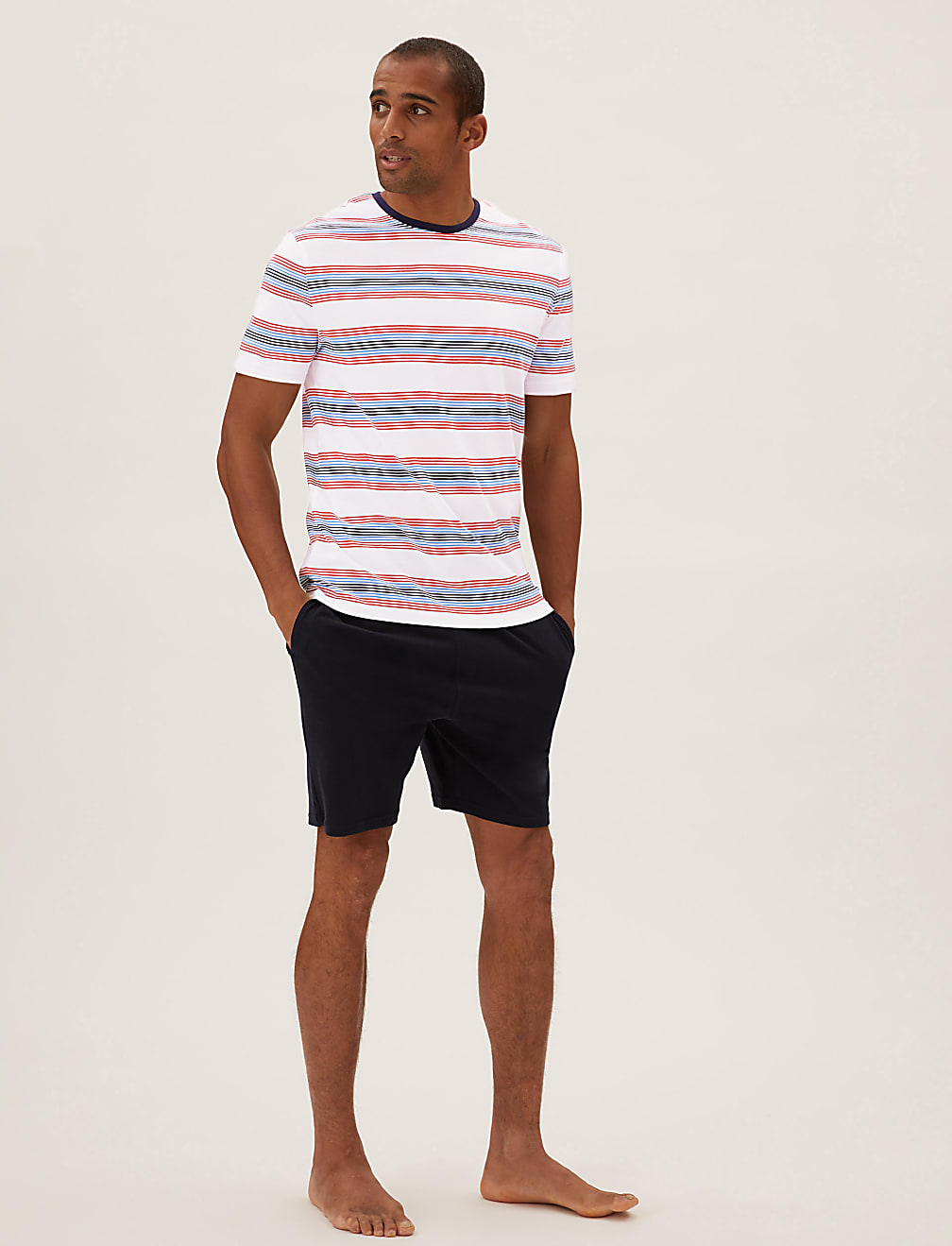 Pure Cotton Striped Pyjama Set