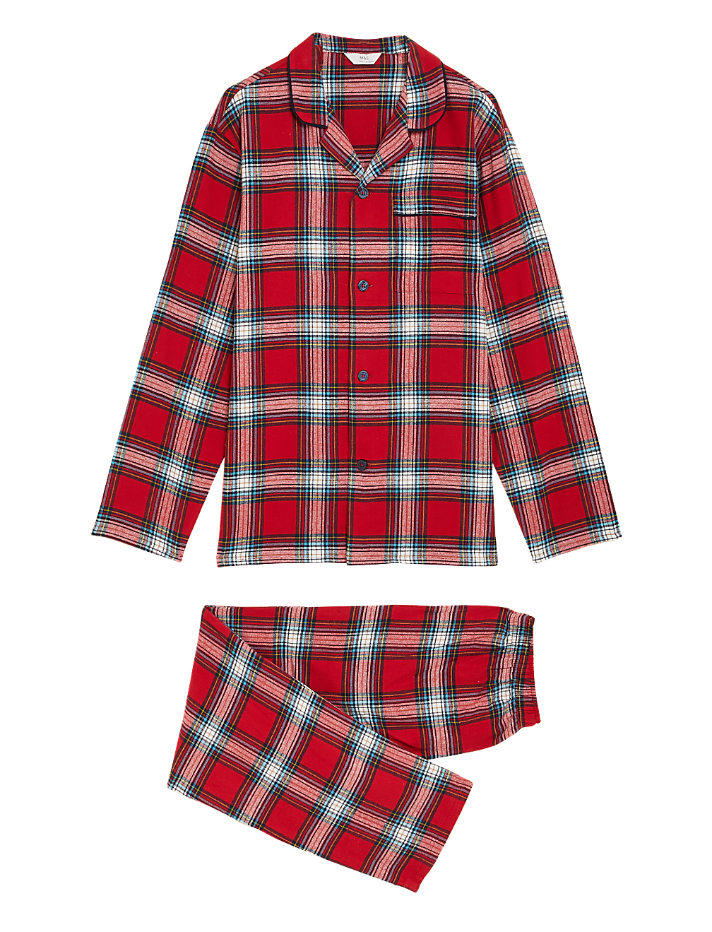 Men's Checked Family Christmas Pyjama Set