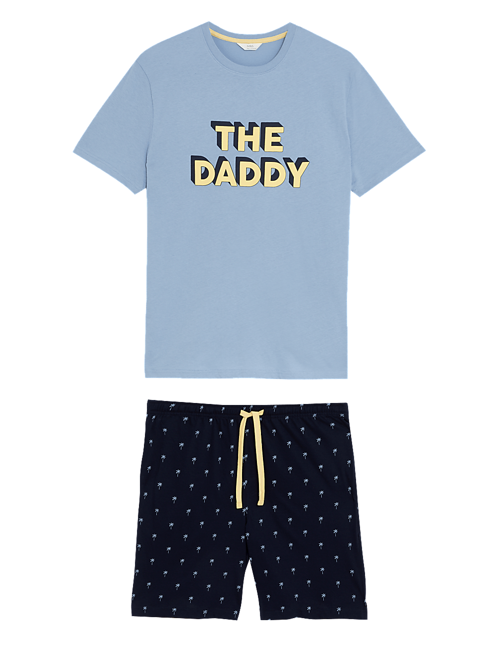 Pure Cotton The Daddy Slogan Pyjama Set