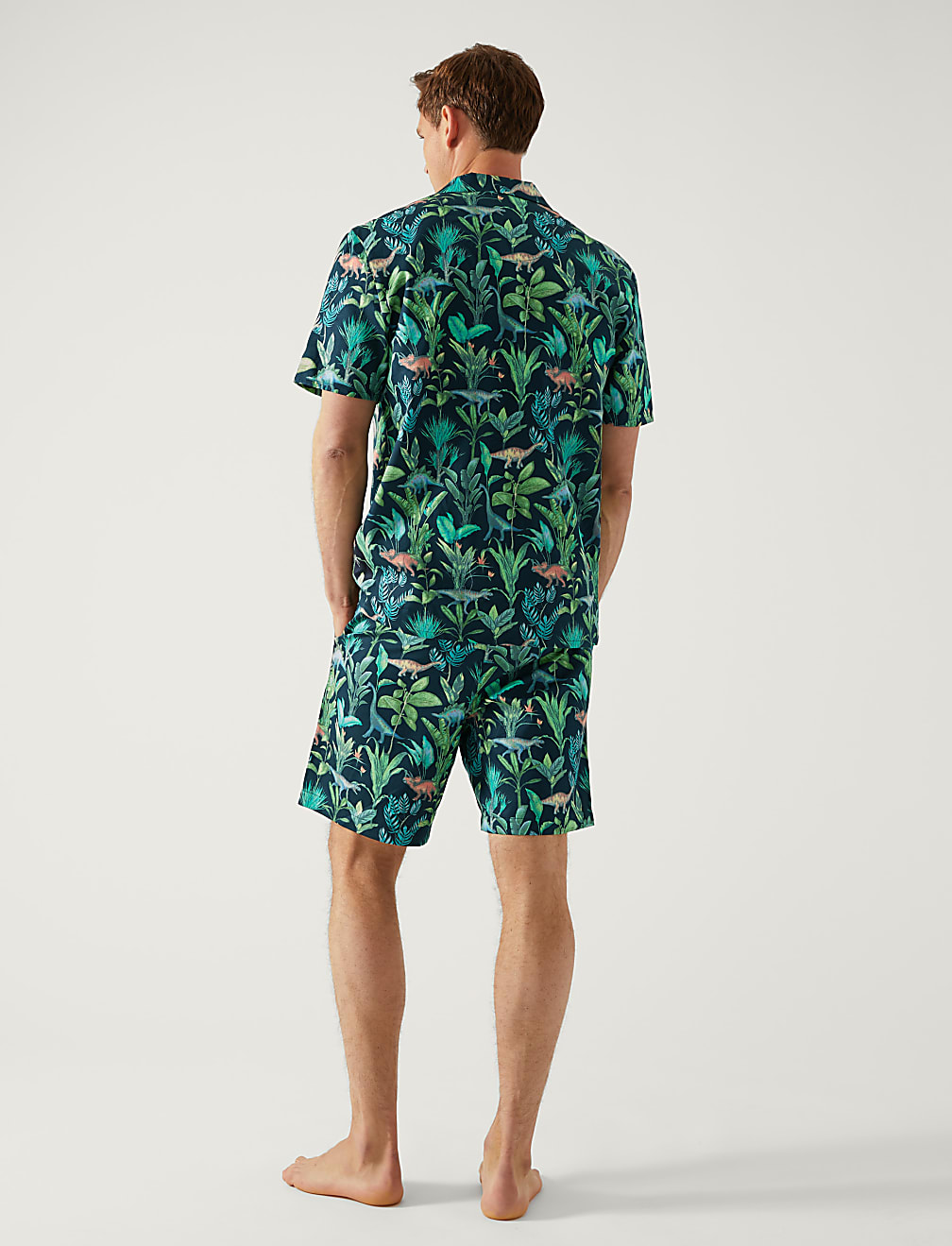 Pure Cotton Dinosaur Print Pyjama Set