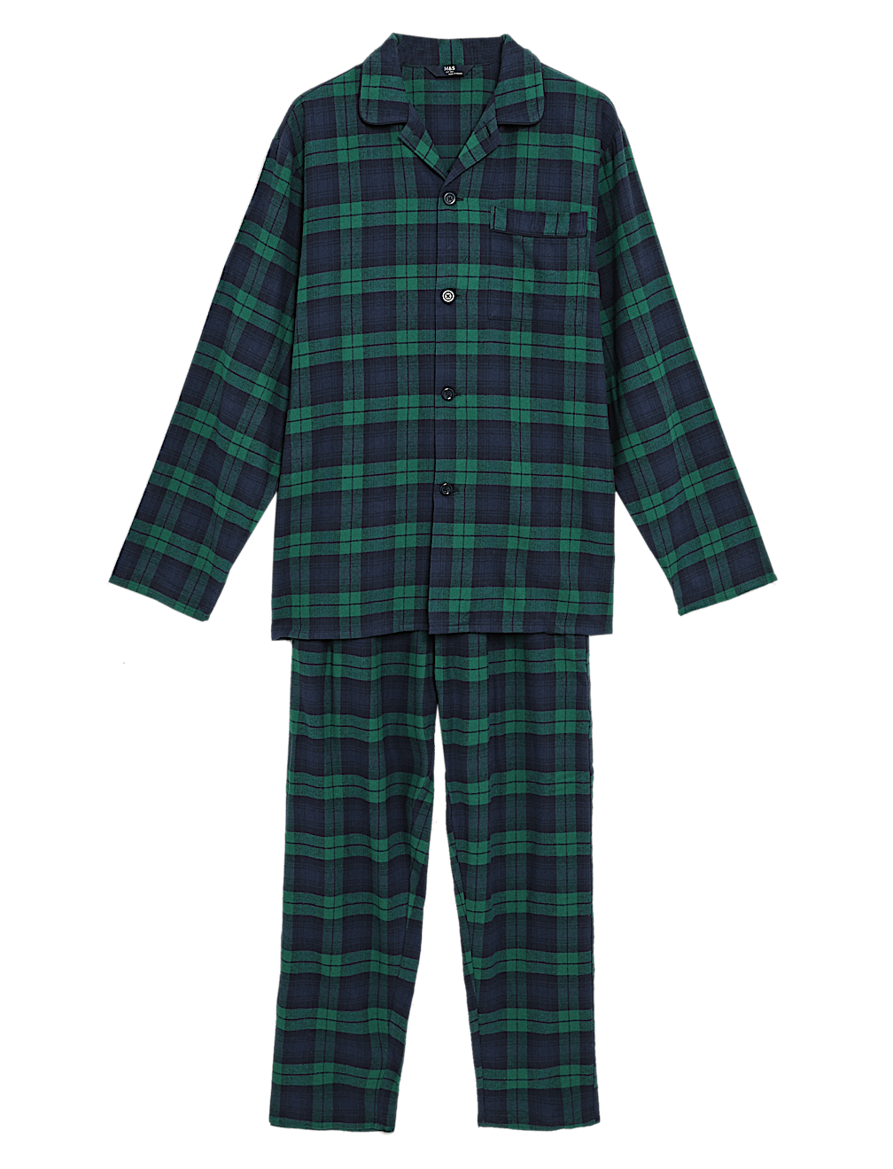 Brushed Cotton Checked Pyjama Set