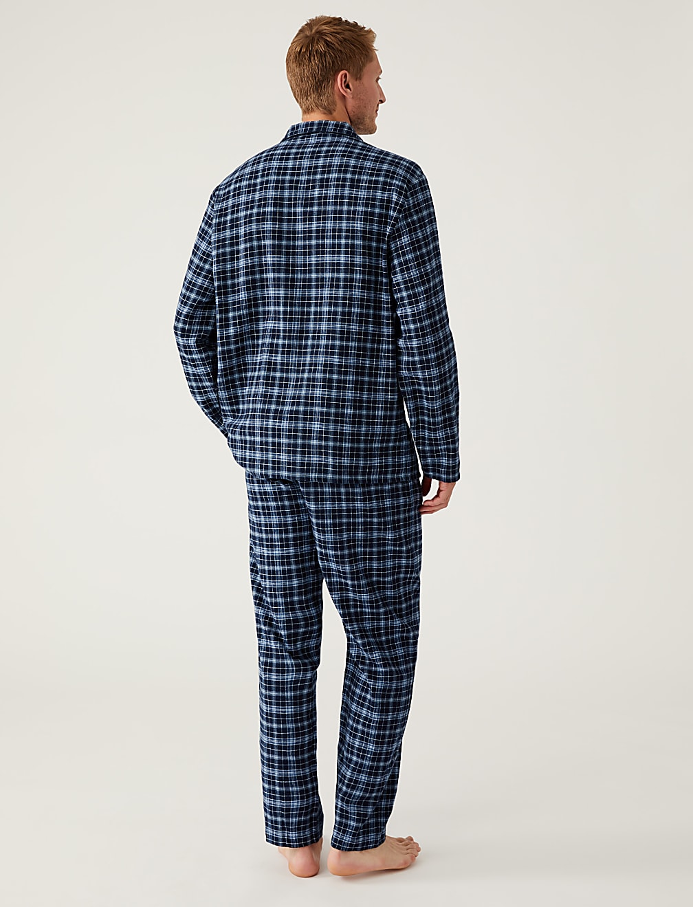 Brushed Cotton Checked Pyjama Set