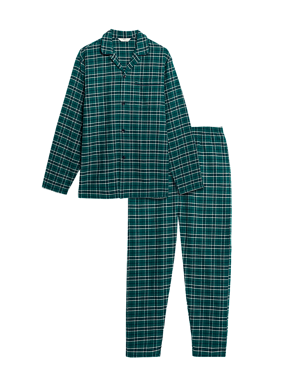 Brushed Cotton Checked Pyjama Set