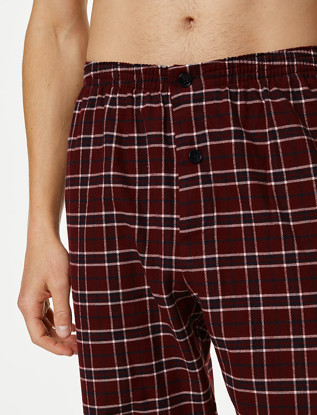 Brushed Cotton Checked Pyjama Set