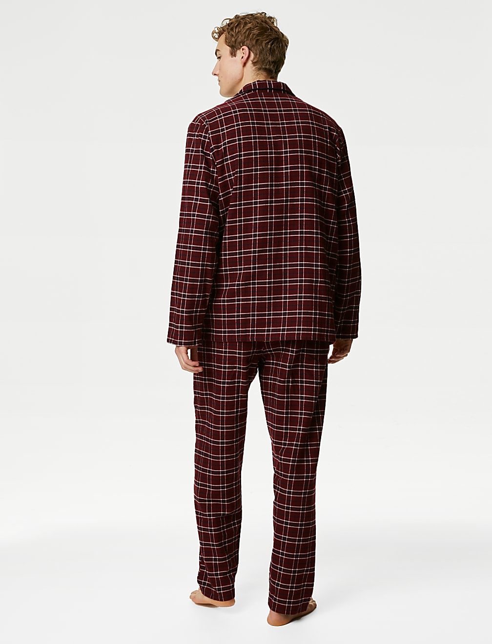 Brushed Cotton Checked Pyjama Set