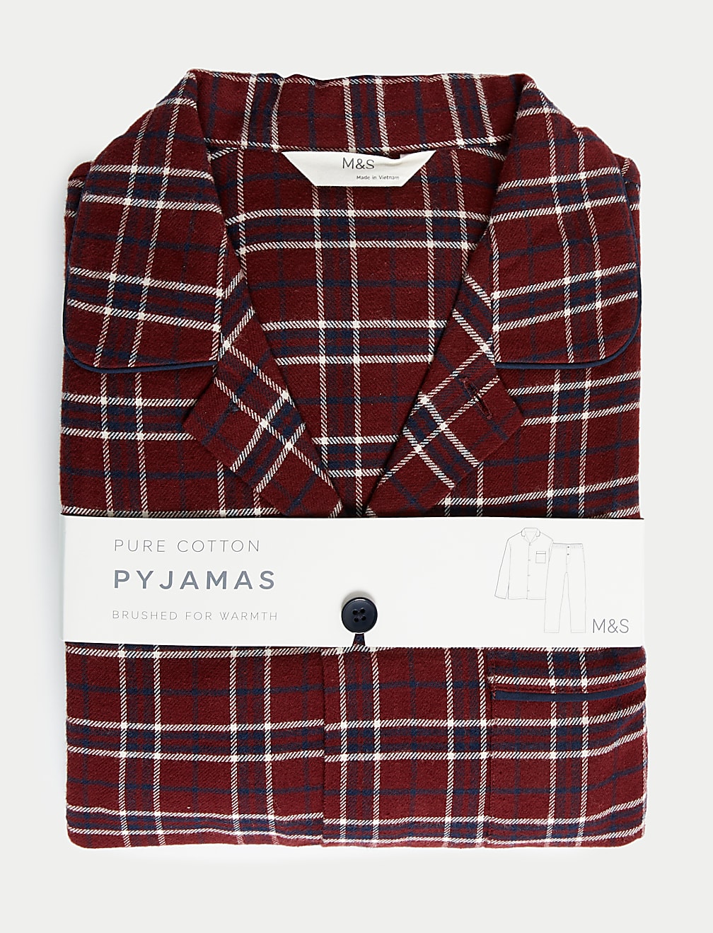 Brushed Cotton Checked Pyjama Set