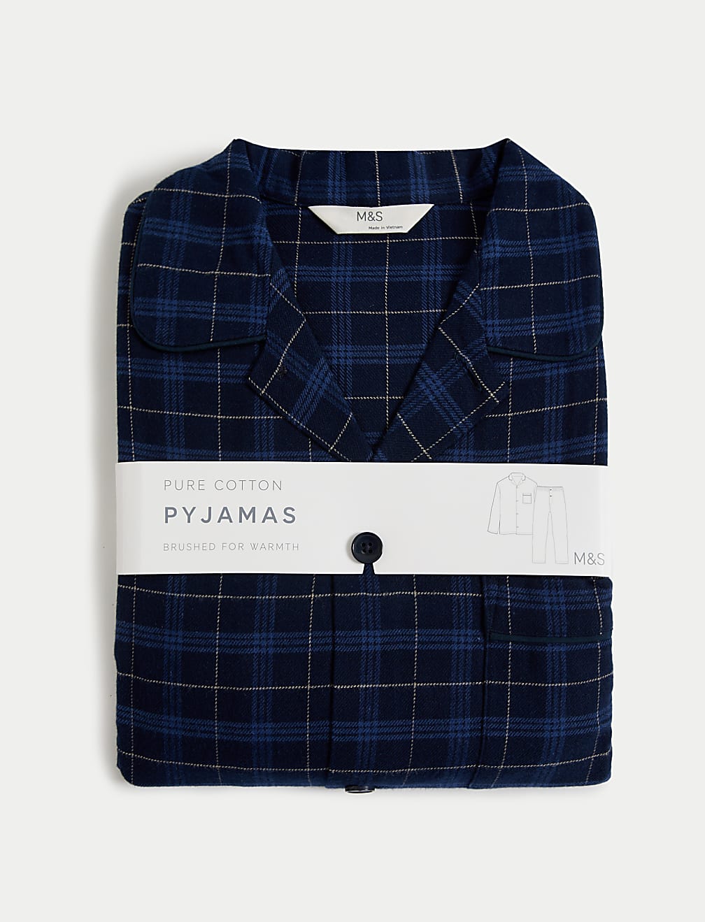 Brushed Cotton Checked Pyjama Set
