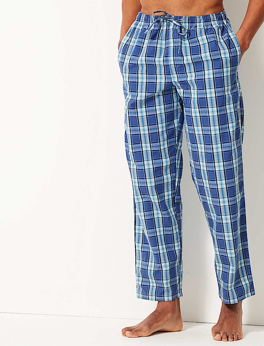 Pure Cotton Checked Pyjama Set