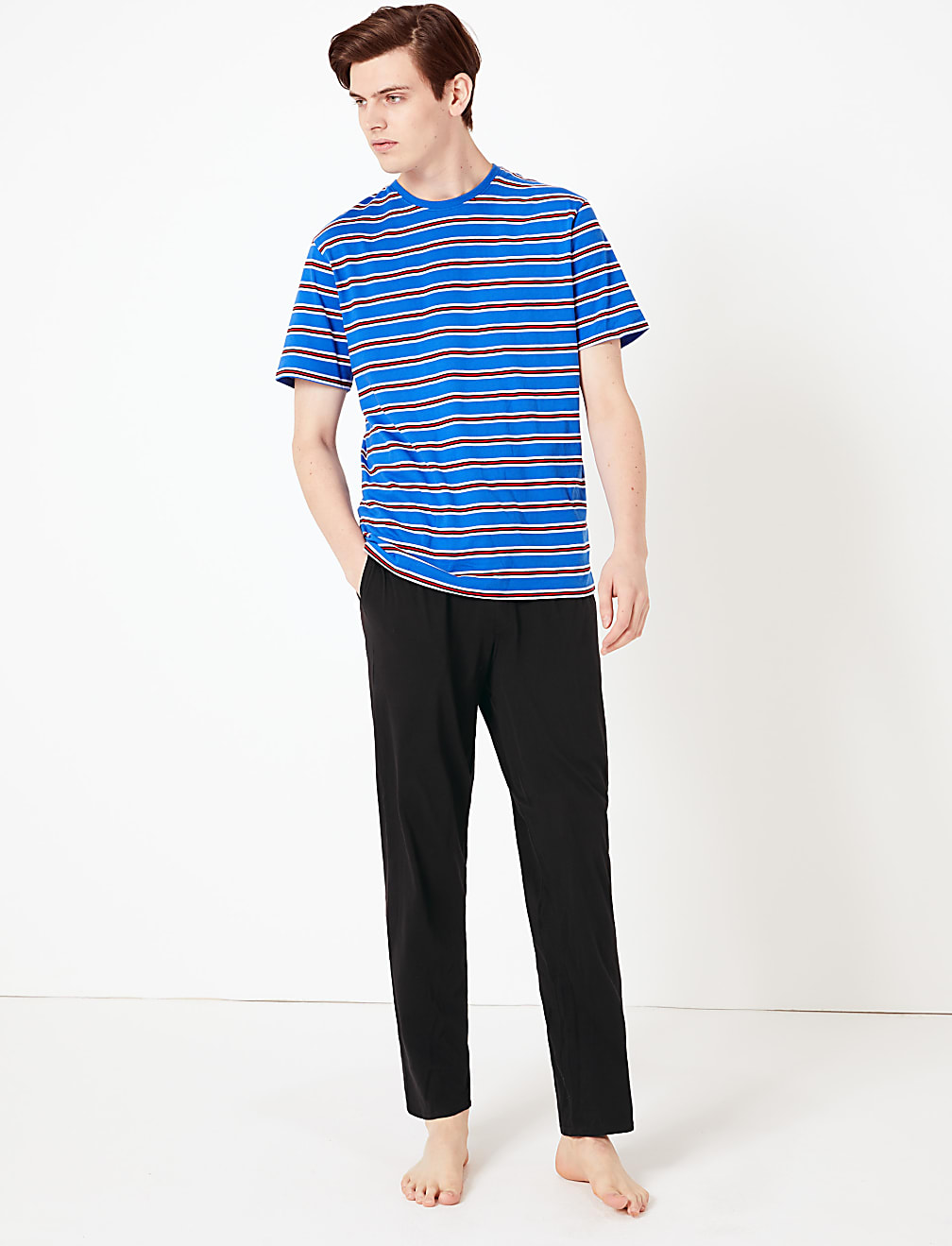 Pure Cotton Striped Pyjama Set