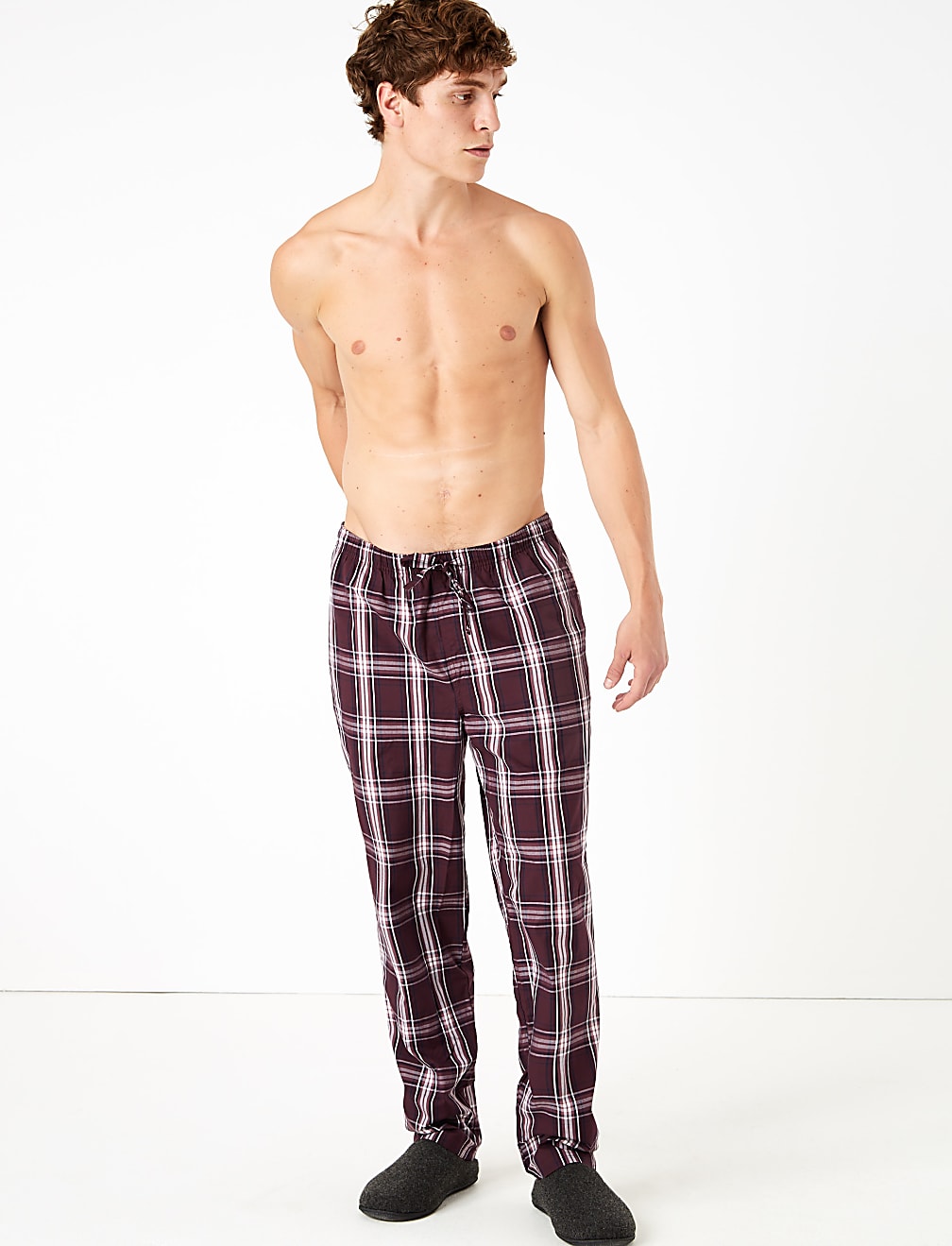 Pure Cotton Checked Pyjama Set
