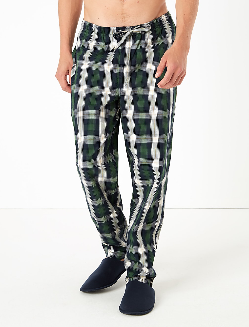 Pure Cotton Checked Pyjama Set