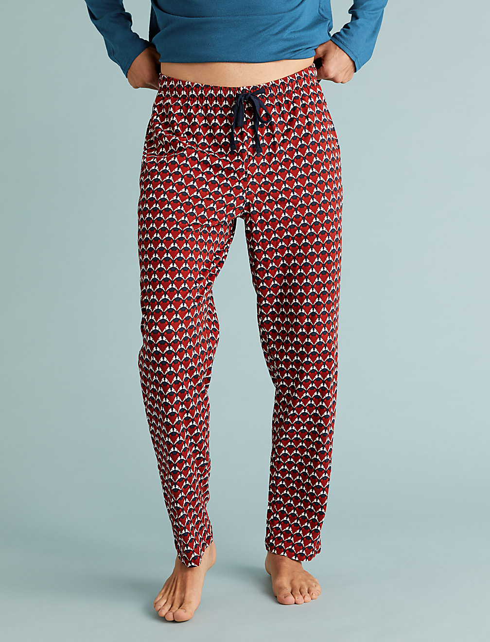 Pure Cotton Printed Pyjama Set