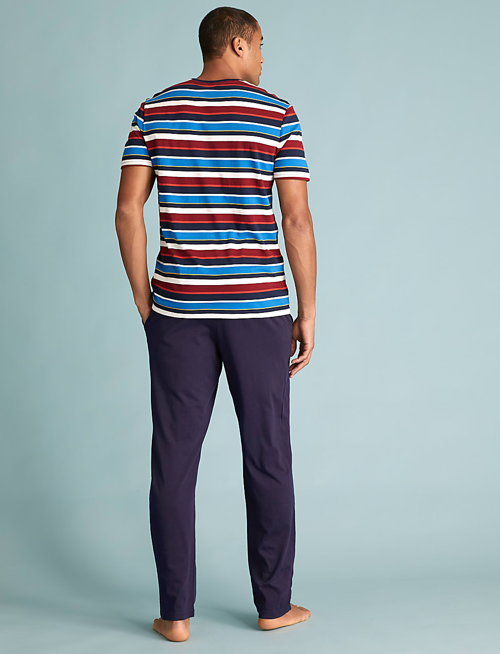 Pure Cotton Striped Pyjama Set
