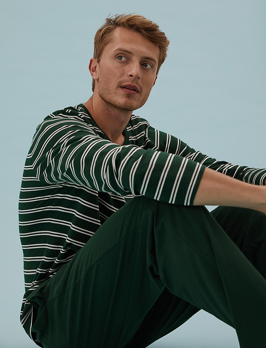 Pure Cotton Striped Pyjama Set