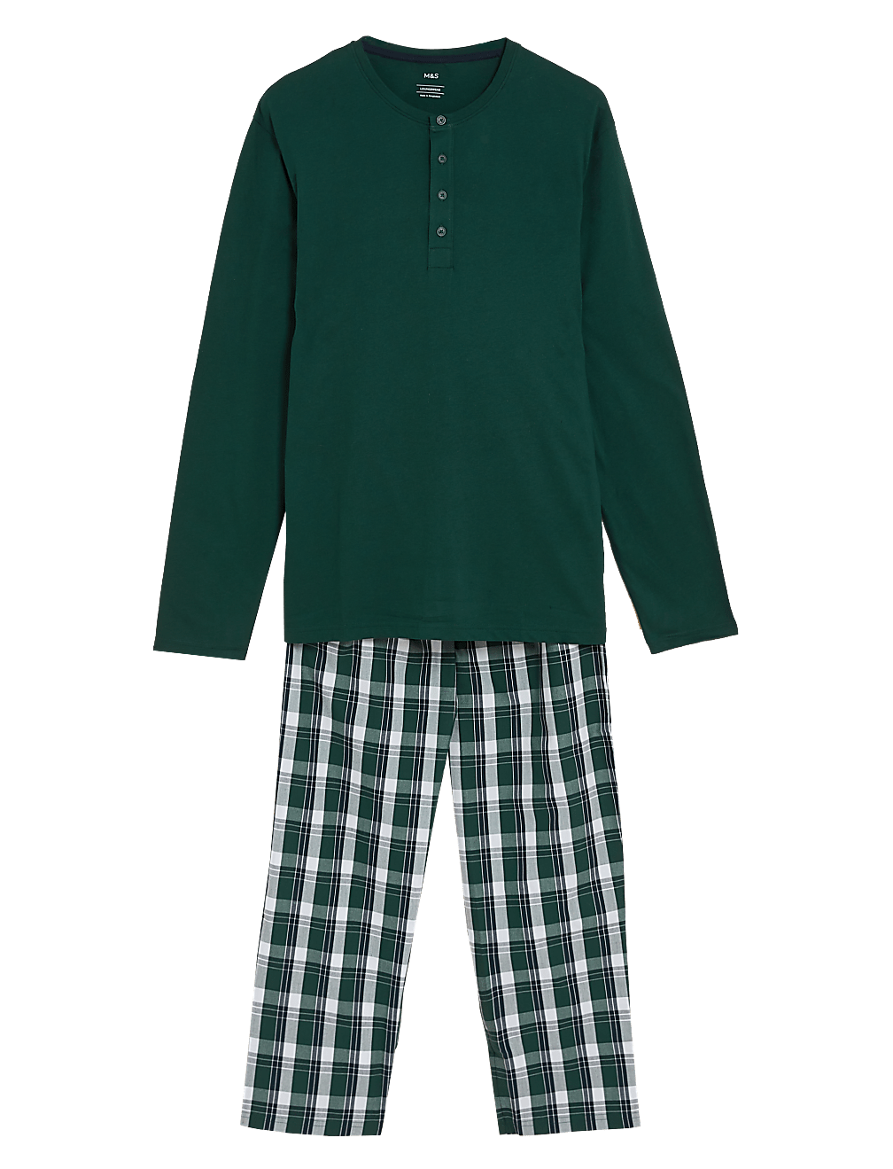 Pure Cotton Checked Pyjama Set