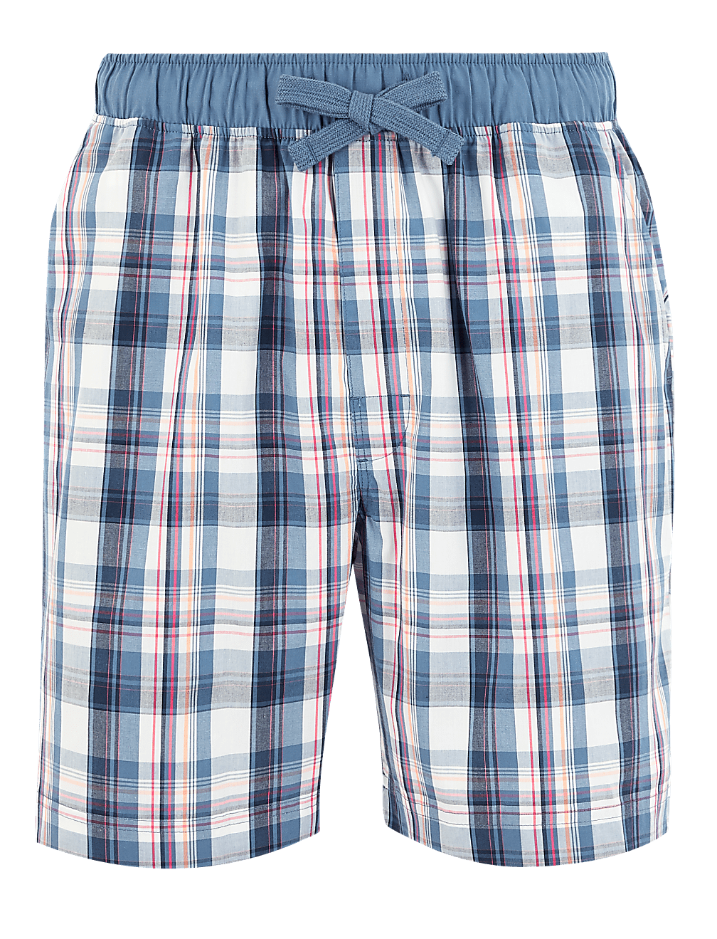 Pure Cotton Checked Pyjama Shorts