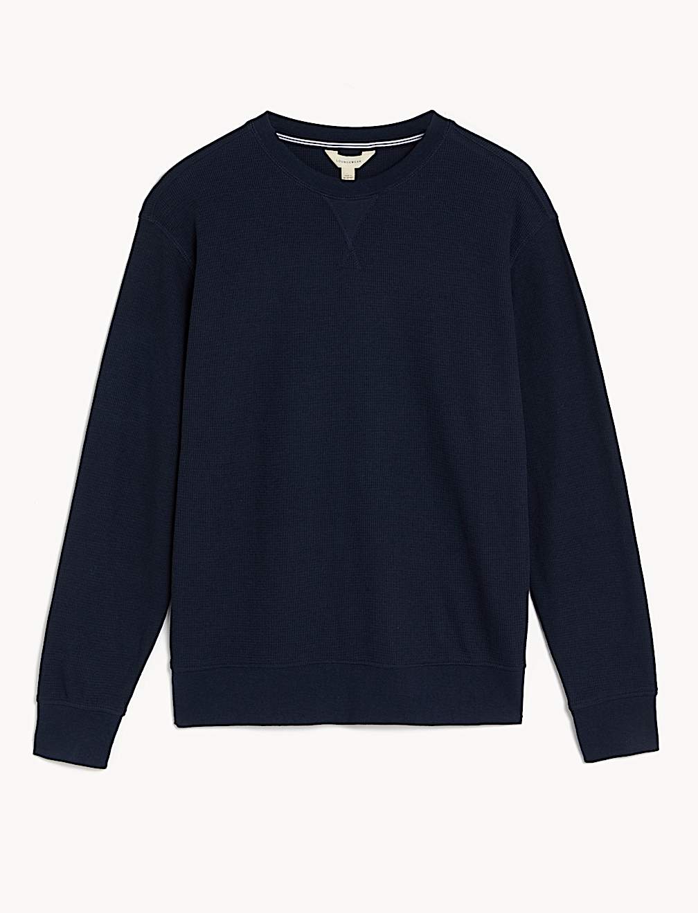 Cotton Supersoft Waffle Lounge Sweatshirt