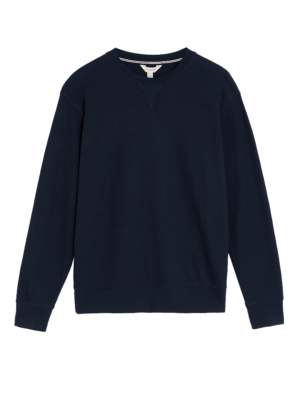 Cotton Supersoft Waffle Lounge Sweatshirt