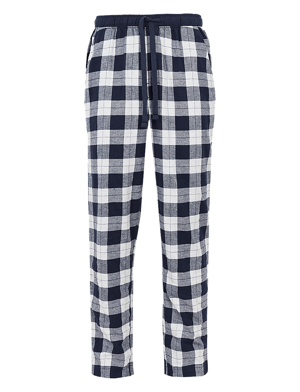 Brushed Cotton Checked Pyjama Bottoms