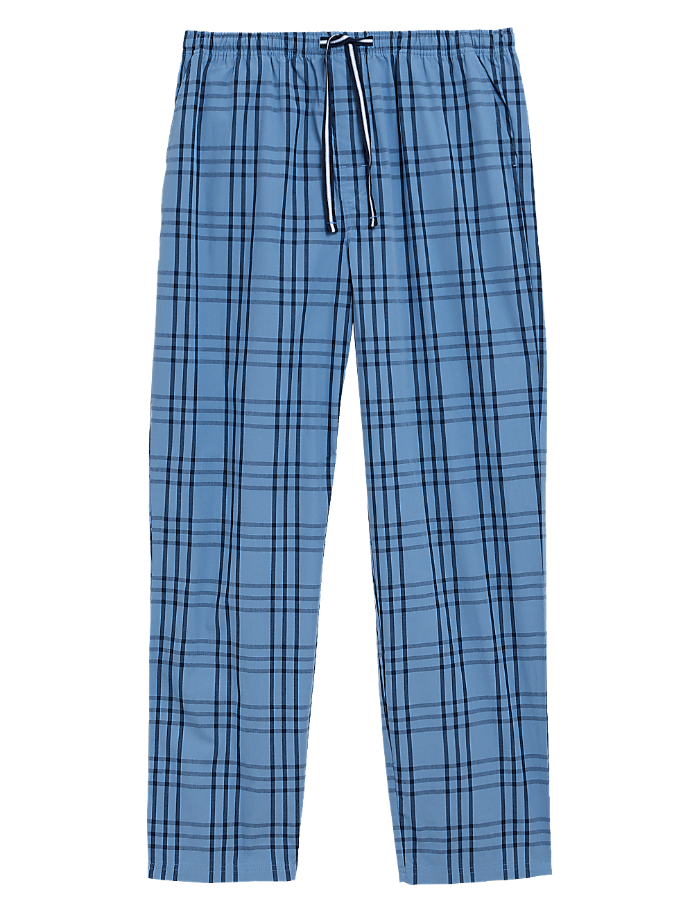 Pure Cotton Checked Pyjama Bottoms