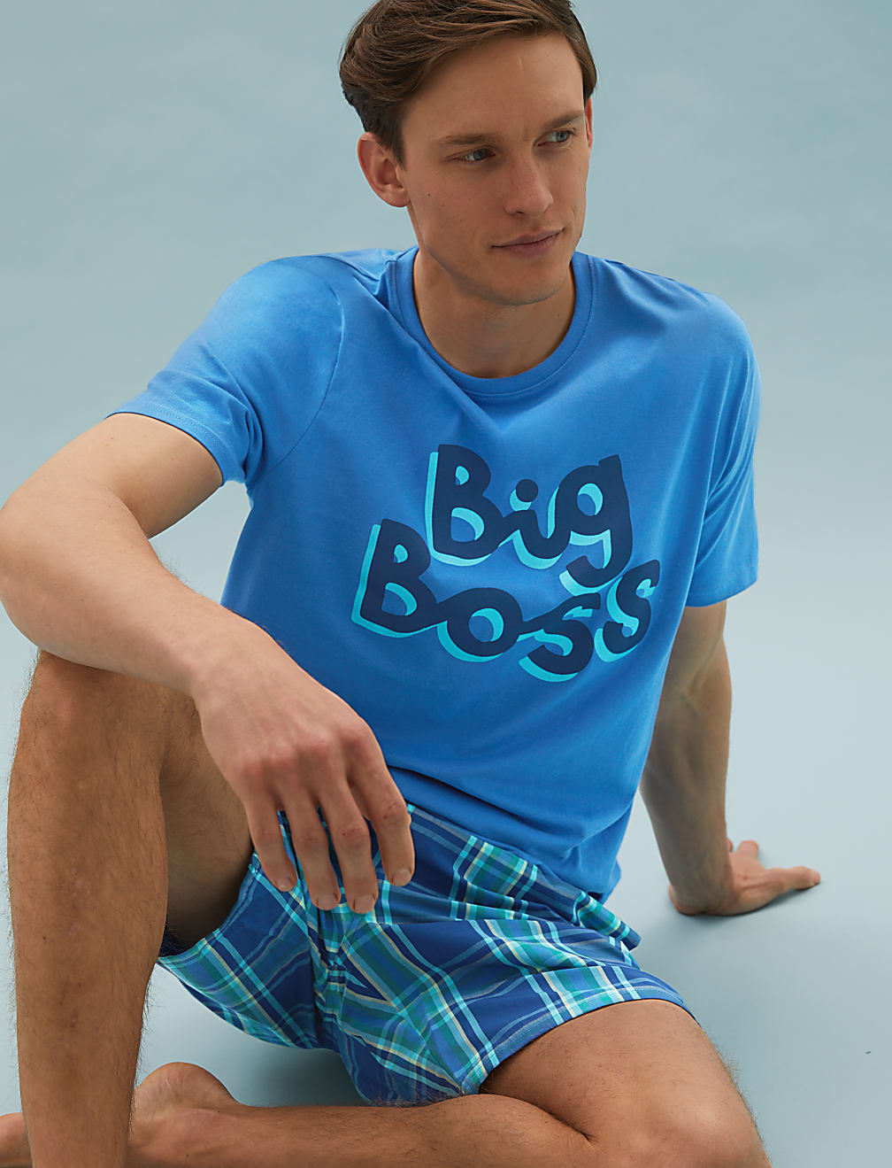 Pure Cotton Big Boss Graphic Pyjama Set