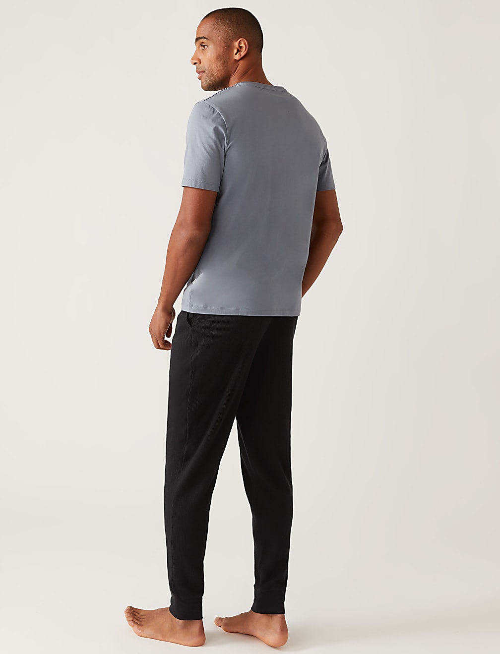 Cotton Rich Waffle Loungewear Bottoms