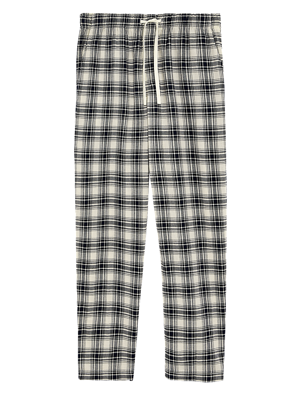 Pure Cotton Checked Pyjama Bottoms
