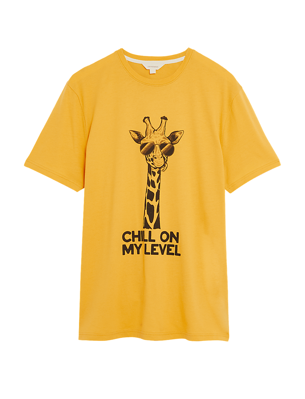 Pure Cotton Giraffe Print Loungewear Top