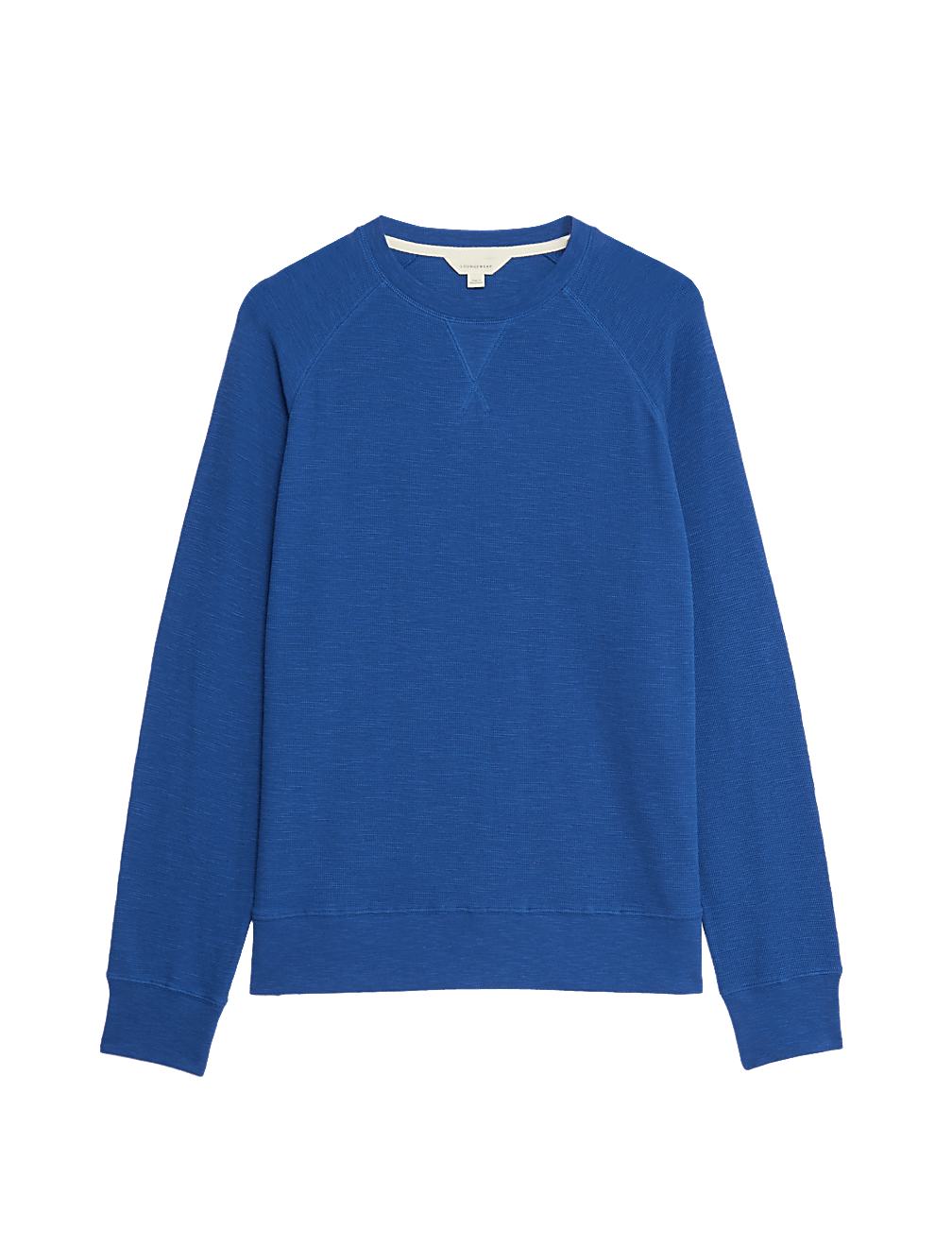 Pure Cotton Waffle Loungewear Sweatshirt