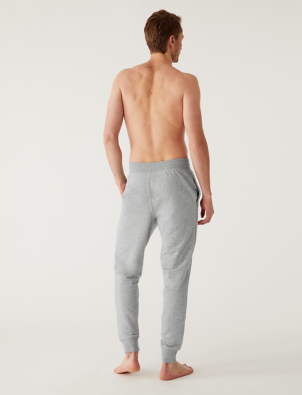 Pure Cotton Cuffed Loungewear Bottoms