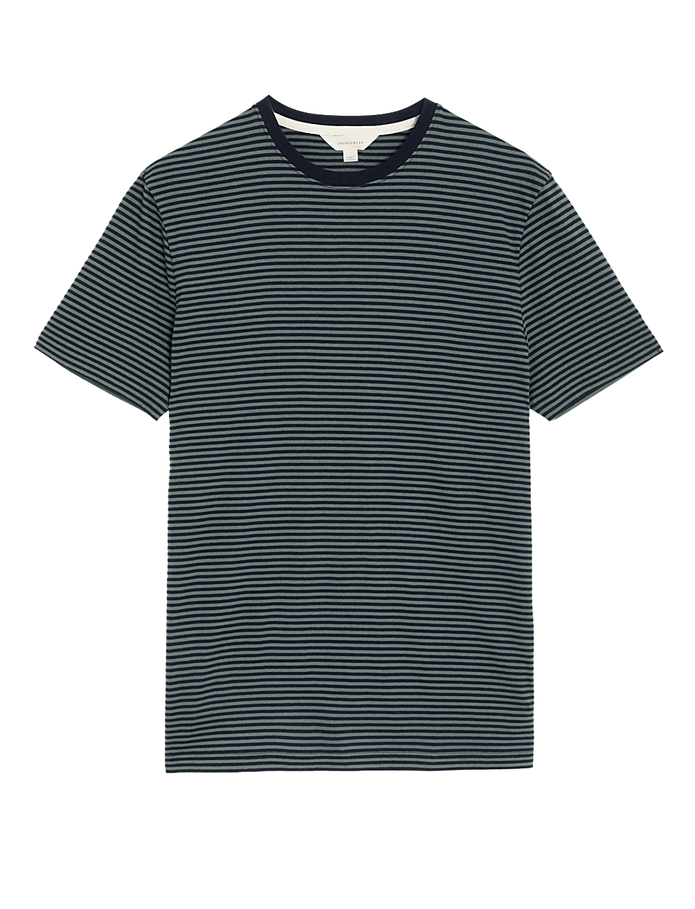 Pure Cotton Striped Loungewear Top