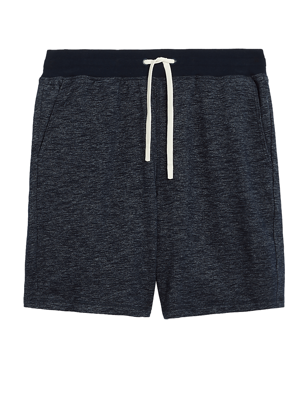 Cotton Blend Space Dye Loungewear Shorts