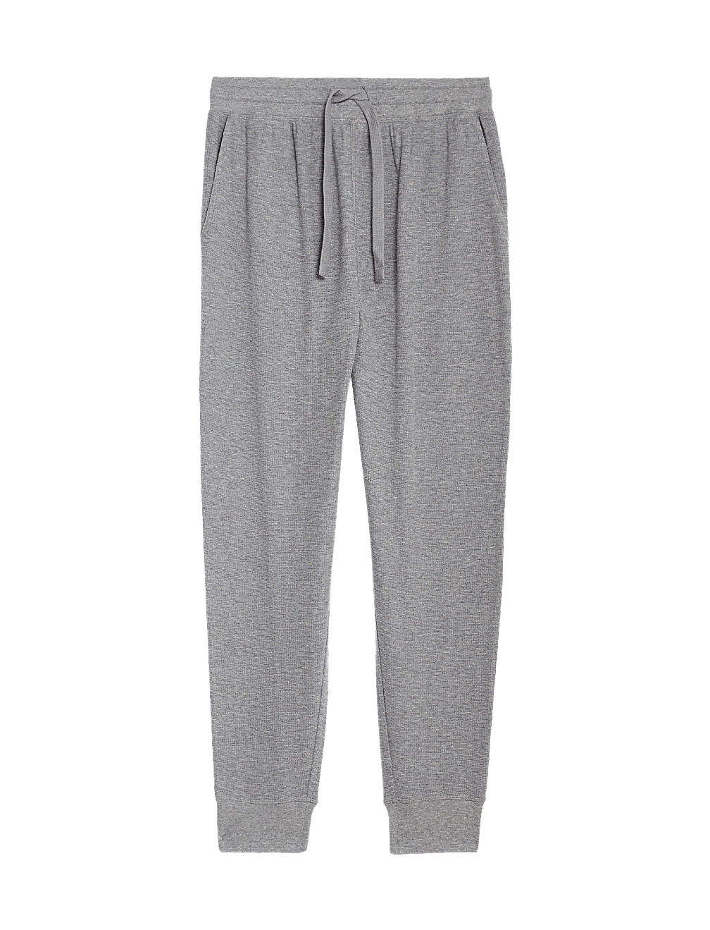 Pure Cotton Waffle Jogger Bottoms