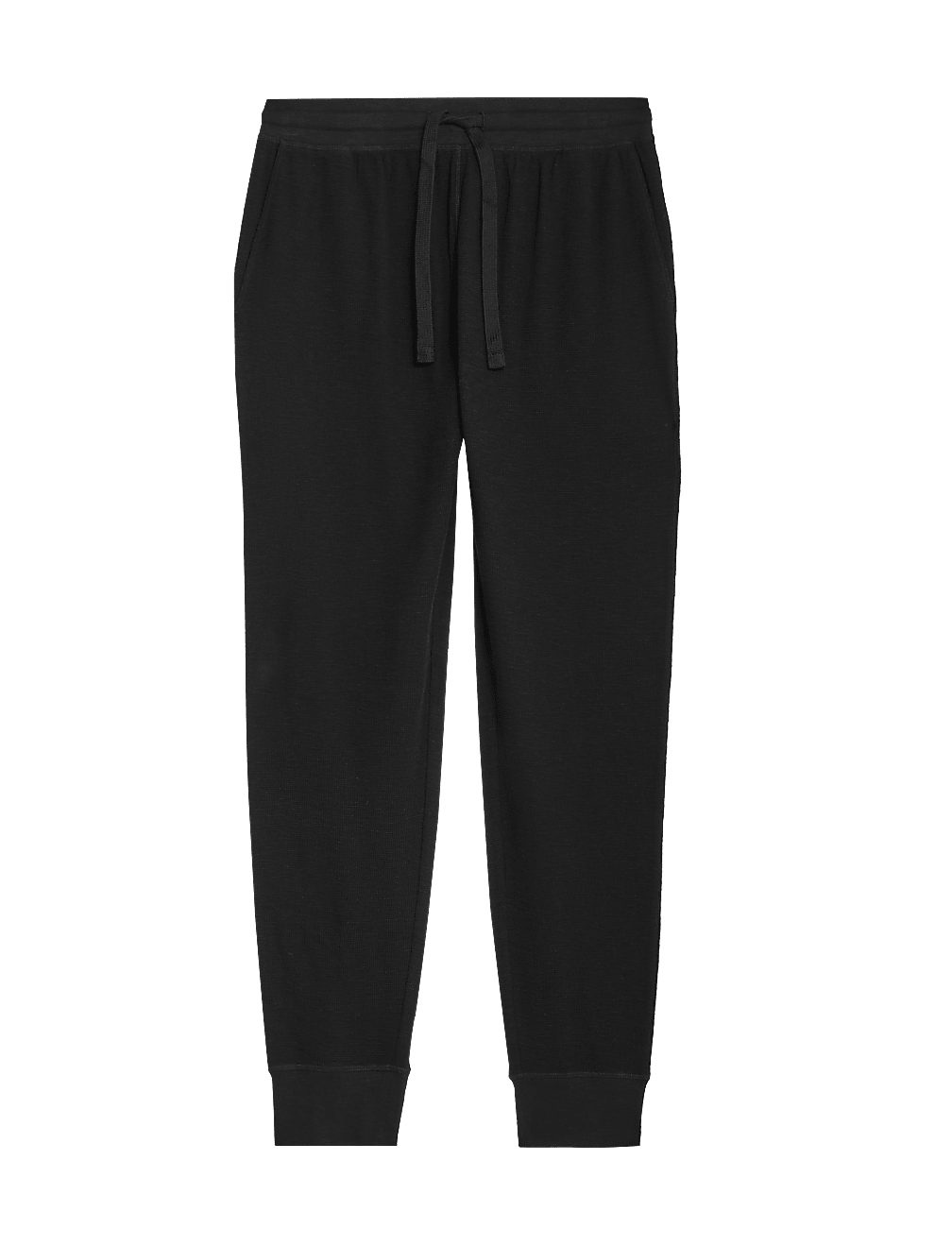 Pure Cotton Waffle Jogger Bottoms