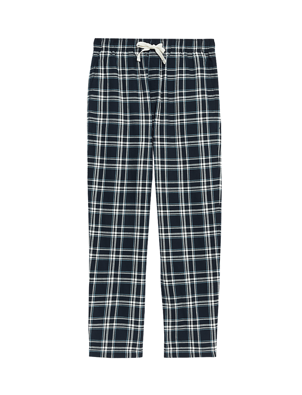 Pure Cotton Checked Pyjama Bottoms