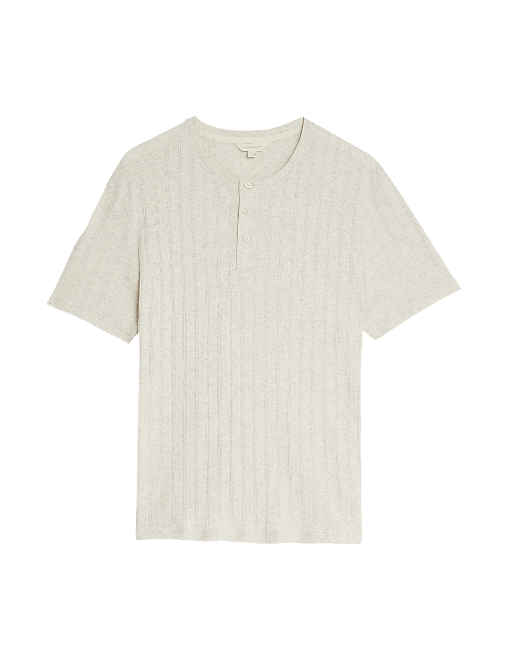 Pure Cotton Ribbed Loungewear Top