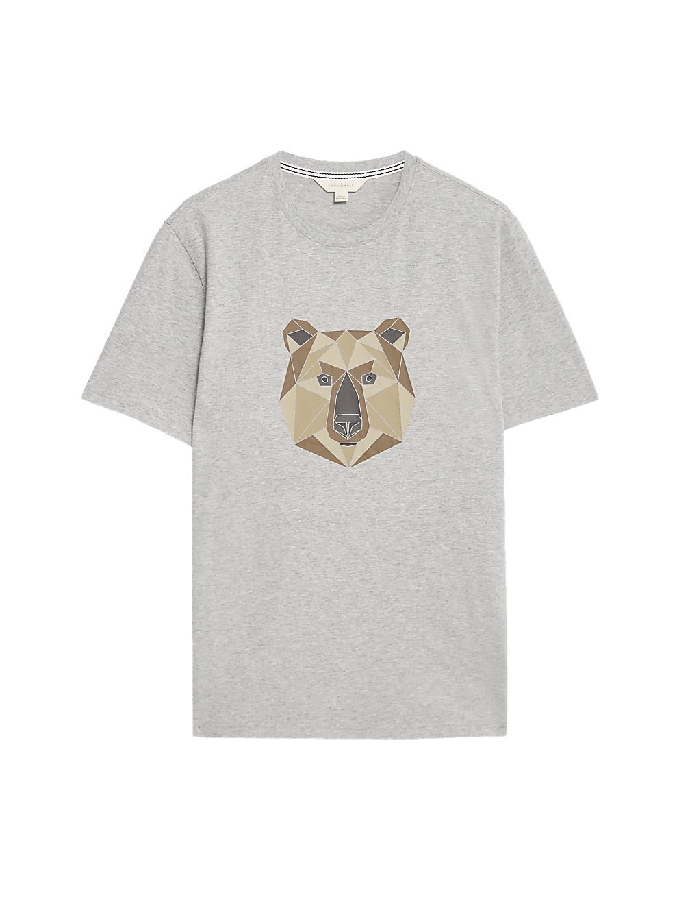 Pure Cotton Bear Graphic T-shirt