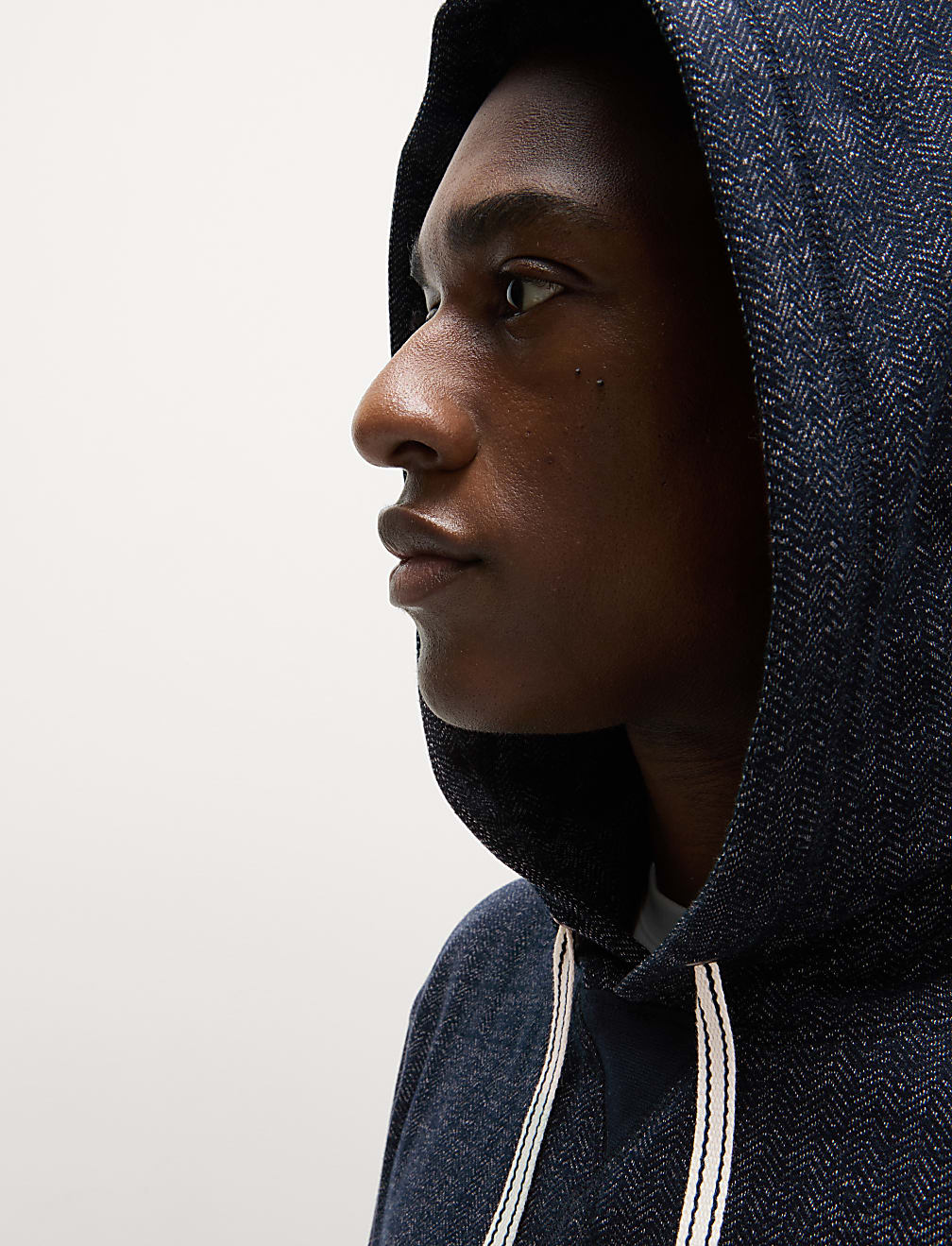 Pure Cotton Textured Hoodie