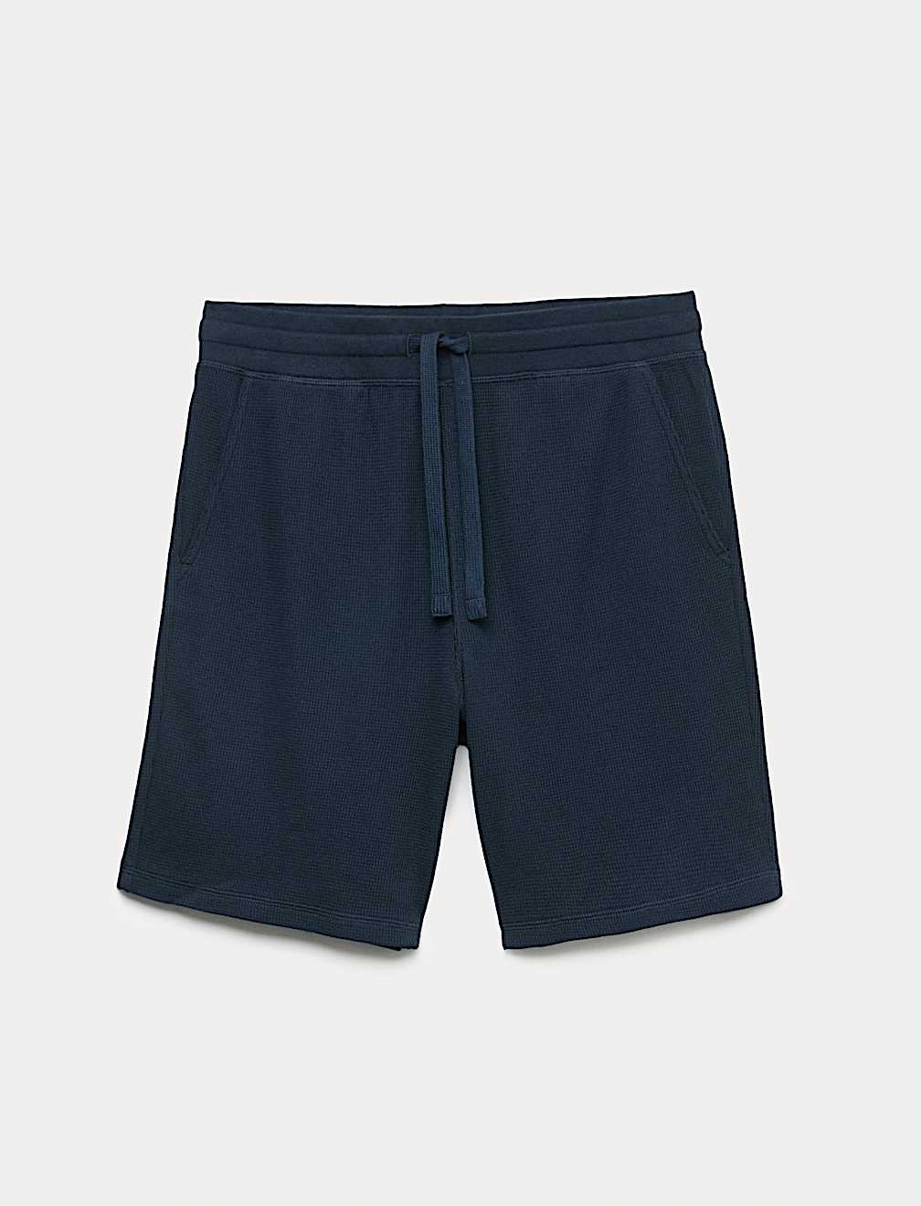 Pure Cotton Waffle Loungewear Shorts